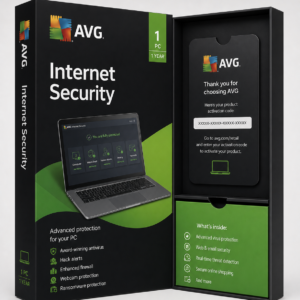 AVG Internet Security (1 vuosi / 1 tietokone)