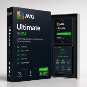 AVG Ultimate 2024 (10 laitetta / 1 vuosi) – sisältää Secure VPN:n