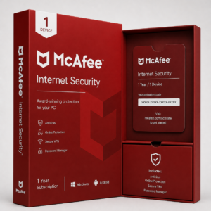 McAfee Internet Security (1 vuosi / 1 laite)